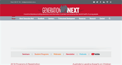 Desktop Screenshot of generationnext.com.au