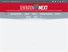 Tablet Screenshot of generationnext.com.au